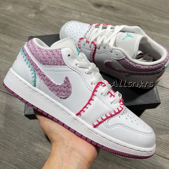 Jordan Shoes Air Jordan Low Gs Needle Work Poshmark